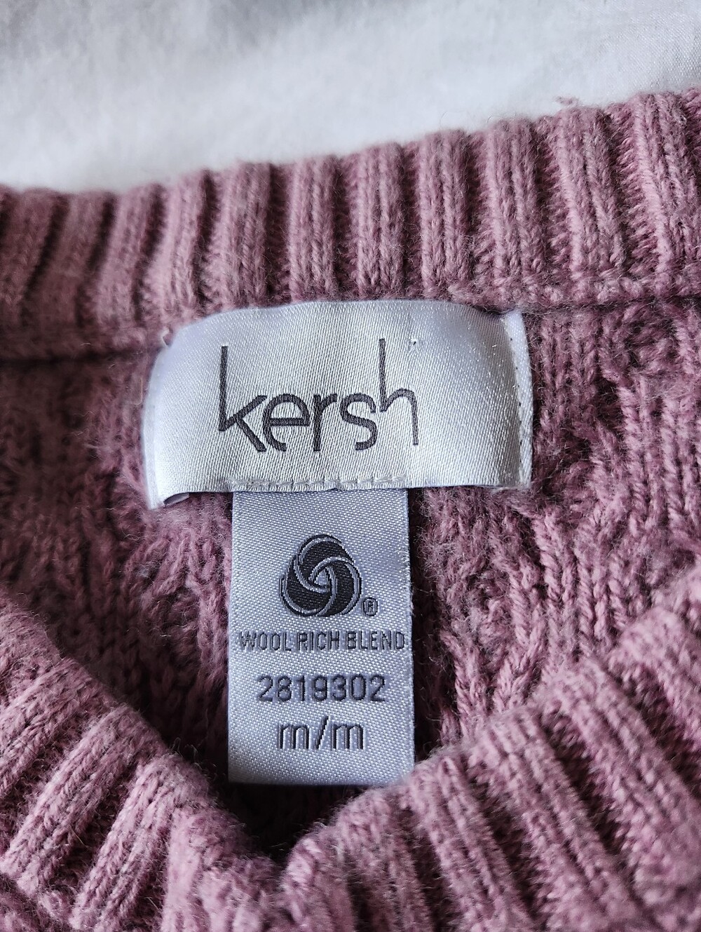 Kersh Merino Wool Cotton Blend Knit Sweater - Picture 4 of 9